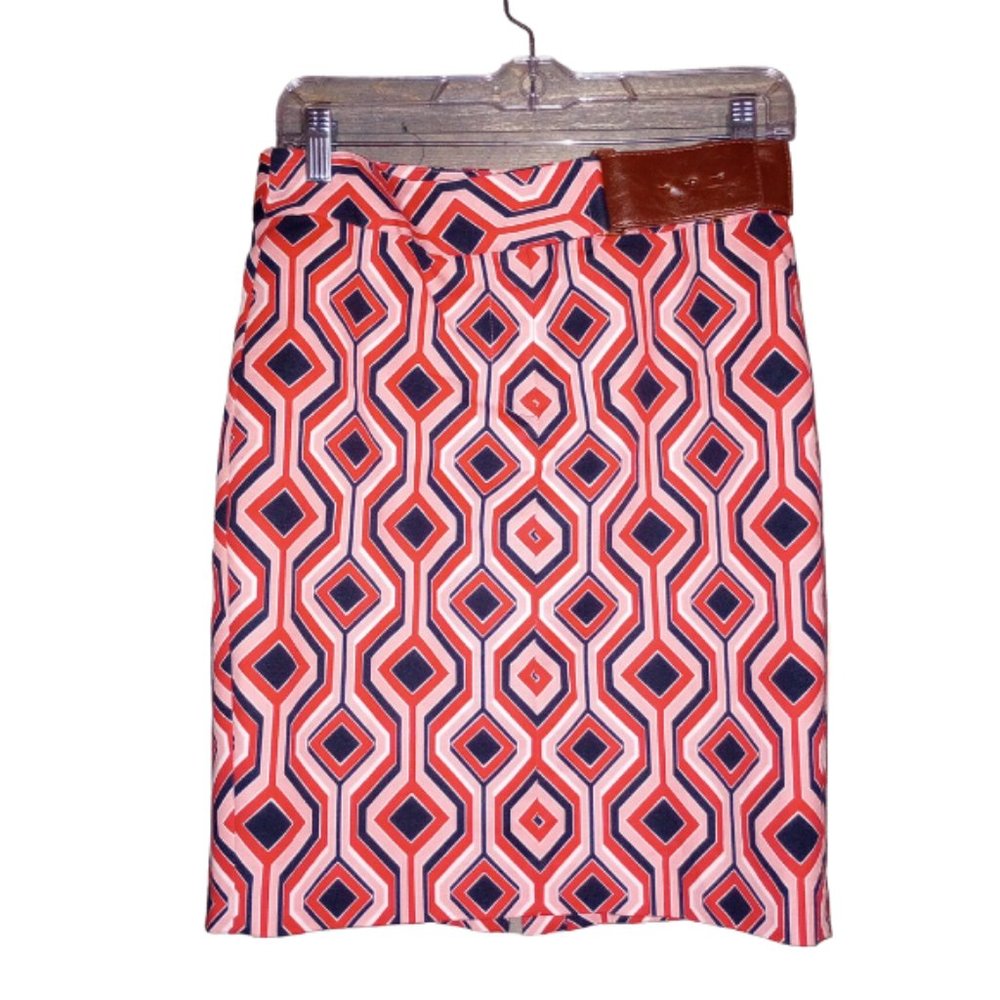Michael Kors Woman’s MK Pencil Skirt Multi-Color Size 2